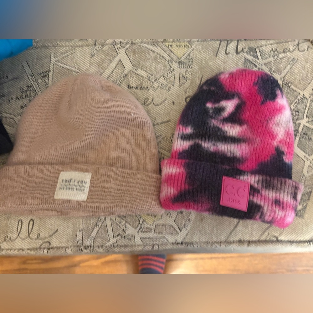 C.C Kids Beanie Set - Pink Tie-Dye and other brand pink